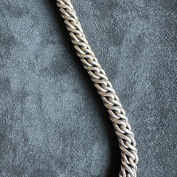 David Yurman Diamond X Chain Necklace w/ White Diamonds - Picture 7 of 16